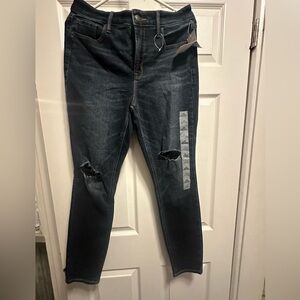 Old navy super skinny rockstar distressed jeans